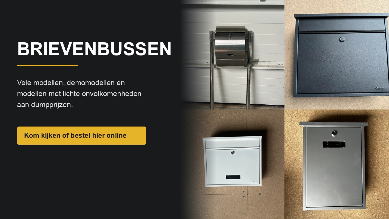 Brievenbussen aan dumpprijzen