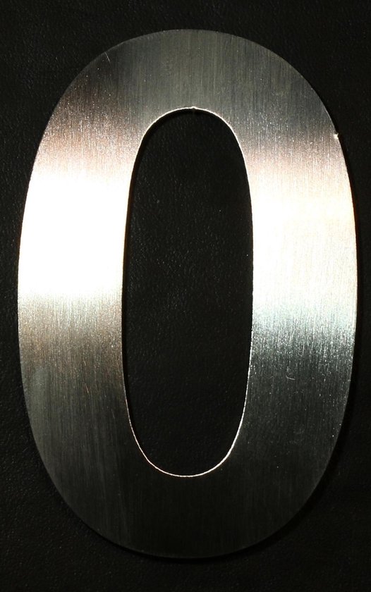 Huisnummer Inox/RVS 7cm (per stuk)