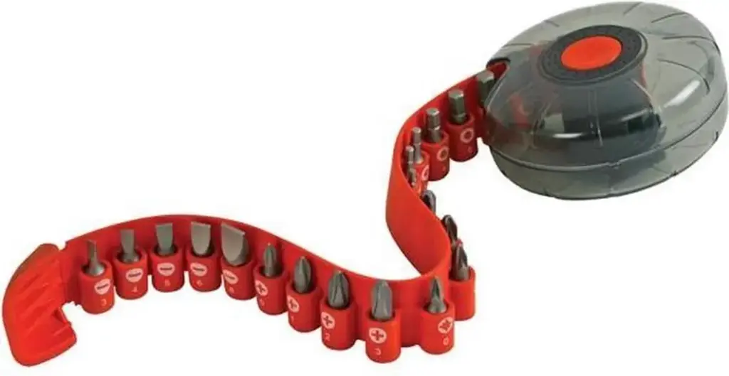 Perel schroefbits 20 bits S2-staal met opbergdoosje