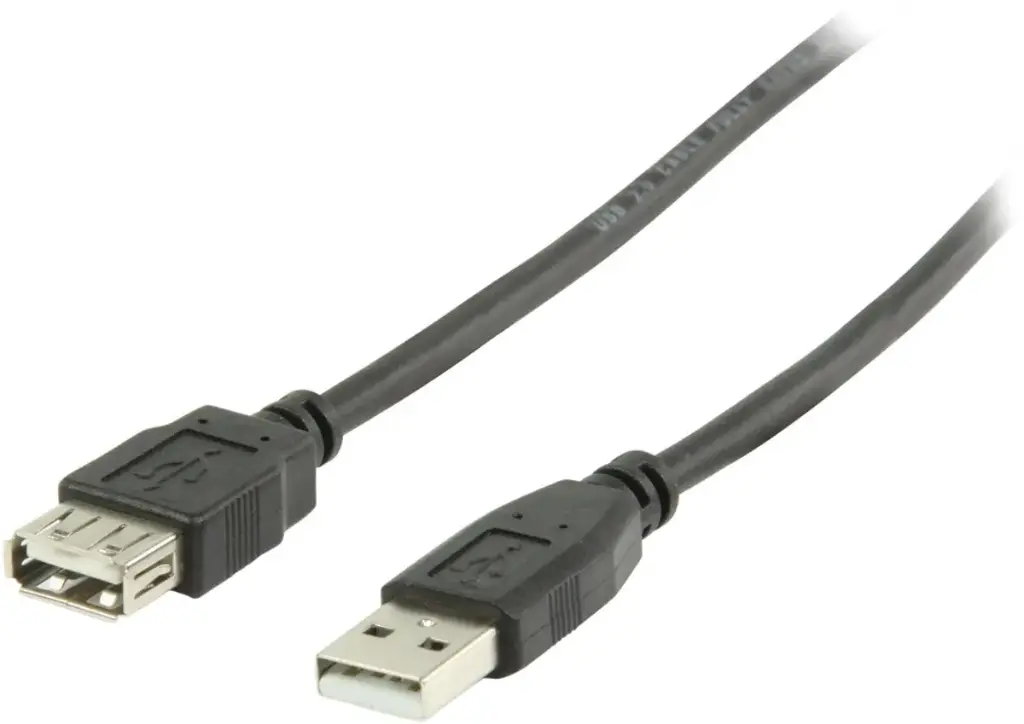 USB 2.0 verlengkabel 1,8 m USB A - USB A - 480 Mbit/s