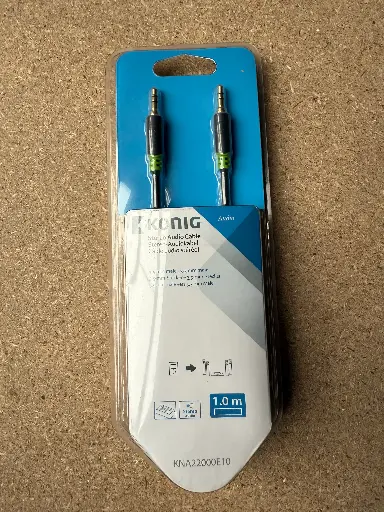 Jack kabel 1m